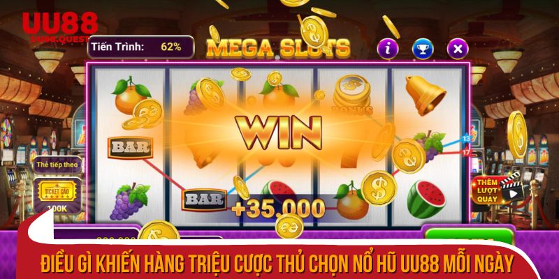 Điều gì khiến hàng triệu cược thủ chọn nổ hũ uu88 mỗi ngày