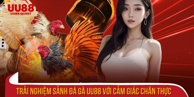 Trải nghiệm sảnh đá gà uu88 với cảm giác chân thực